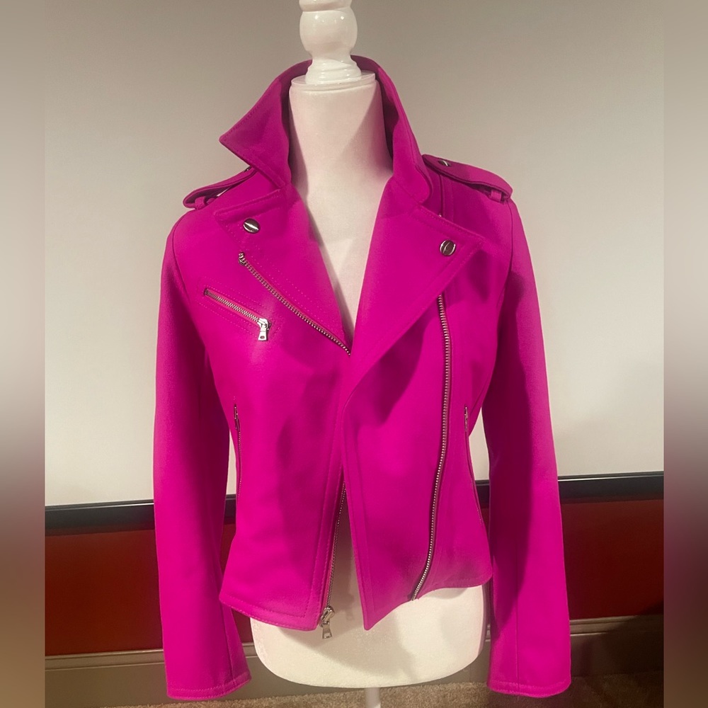 New never worn Gap XS shocking pink jacket. - Picture 1 of 10